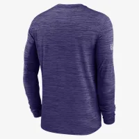 Baltimore Ravens Sideline Velocity чоловічі Nike Dri-FIT NFL Long-Sleeve футболка колір фіолетовий