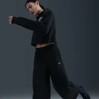 Nike Sportswear Phoenix Fleece женская Loose Mid-Rise Barrel Pants цвет черный
