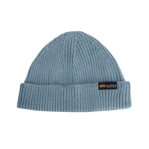 Шапка Alpha Industries Dockers Beanie 138905134 - Голубая