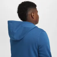 Nike Sportswear Club Fleece Big детские Толстовка с капюшоном (Extended Size) синий