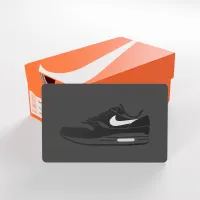 Nike Gift Card Mailed in a Mini Nike Shoebox