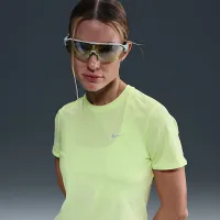 Nike Swift жіноча Dri-FIT Short-Sleeve Running Top Yellow