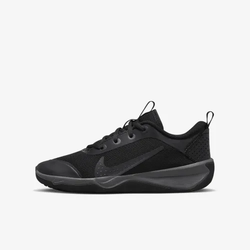 Nike Omni Multi-Court Big дитячі Indoor Court Кросівки колір чорний