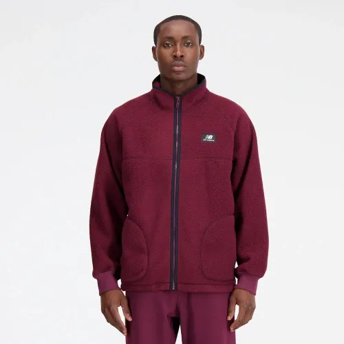 Кофта/футболка New Balance MJ33503NBY - бордовая