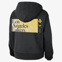 Los Angeles Lakers Standard Issue женская Nike Dri-FIT NBA Pullover Толстовка с капюшоном цвет черный