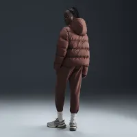 Nike Sportswear Metro Puffer женская Therma-FIT Loose Hooded Куртка цвет коричневый