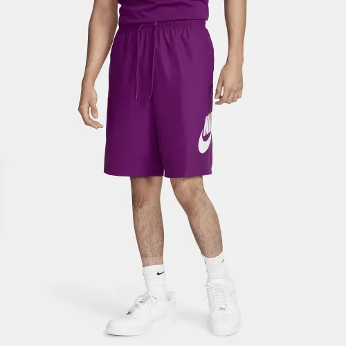 Nike Club мужские Woven шорты цвет фиолетовый