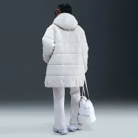Nike Sportswear Classic женская Therma-FIT Loose Hooded Parka цвет серый