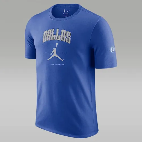 Nike Dallas Mavericks Essential чоловічі Jordan NBA футболка блакитний
