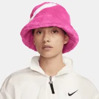 Nike Apex Faux Fur Swoosh Bucket Pink