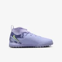 Nike United Jr. Phantom Luna 2 Academy Big дитячі TF High-Top Soccer Кросівки колір фіолетовий