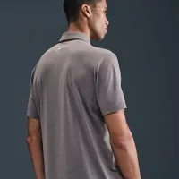 Nike Tour чоловічі Dri-FIT Heatheколір червоний для гольфу Polo колір коричневий