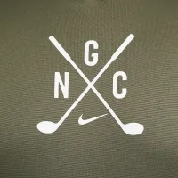 Nike для гольфа Club мужские для гольфа Толстовка с капюшоном цвет зеленый