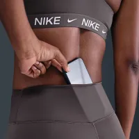 Nike One женская Therma-FIT С высокой Талией Full-Length лосины цвет серый