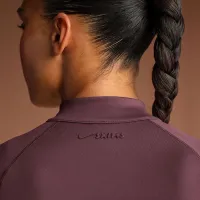 NikeSKIMS Matte женская Mock-Neck Full-Zip Куртка цвет красный