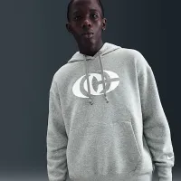 Caitlin Clark Nike баскетбольные Phoenix Fleece Pullover Толстовка с капюшоном цвет серый