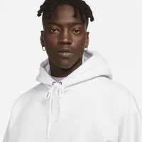 Nike Solo Swoosh мужские Fleece Pullover Толстовка с капюшоном цвет коричневый