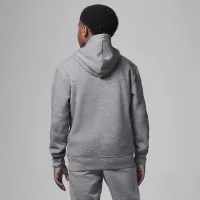 Nike Jordan MJ Brooklyn Big детские Fleece Pullover Толстовка с капюшоном цвет серый