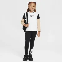 Nike Club Little дитячі лосіни (3 пари) колір чорний