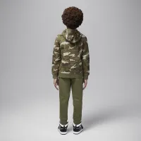 Nike Jordan Little дитячі MVP Camo Fleece 2-Piece Pullover Толстовка з капюшоном комплект колір зелений