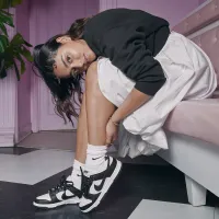 Nike Dunk Low женская Кроссовки цвет белый
