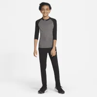 Nike Dry Big детские (для мальчиков) 3/4-Sleeve Baseball Top цвет серый