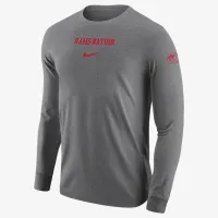 Winston-Salem мужские Nike College Long-Sleeve футболка цвет серый