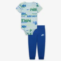 Nike Sportswear Playful Exploration Baby (12-24M) Printed Bodysuit and Pants набор синий