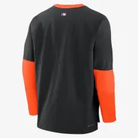 San Francisco Giants Authentic Collection City Connect Player мужские Nike Dri-FIT MLB Pullover Куртка цвет черный