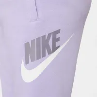 Nike Club Fleece Big дитячі Joggers (Extended Size) колір фіолетовий