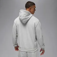 Nike Jordan Flight Fleece чоловічі Pullover Толстовка з капюшоном колір сірий