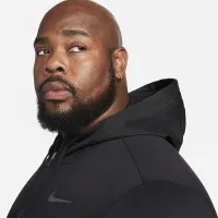 Nike Therma мужские Full-Zip тренировочные Толстовка с капюшоном цвет черный