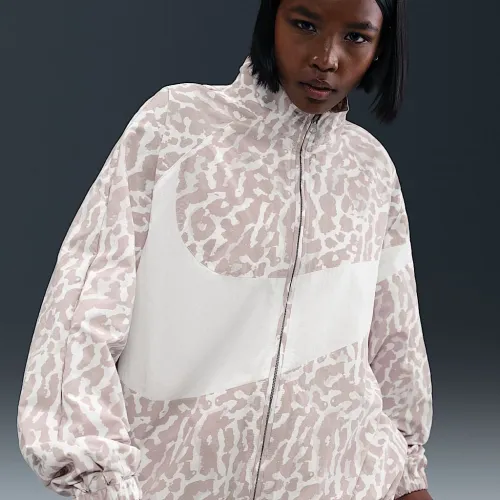 Nike Sportswear женская Woven Printed Куртка цвет серый