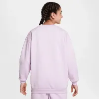 Nike Sportswear Club Fleece Big дитячі оверсайз світшот колір фіолетовий
