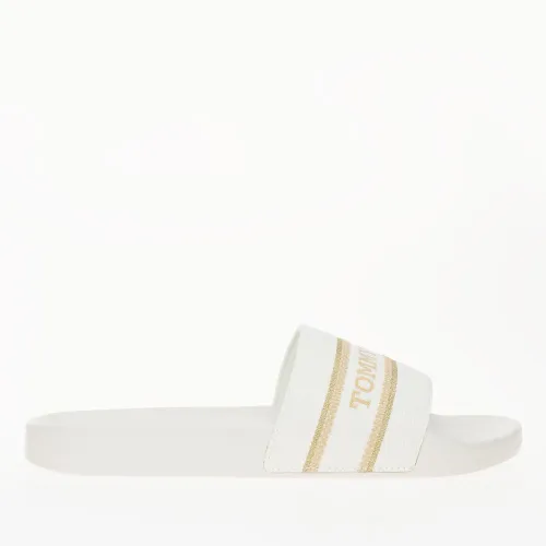 Шлёпанцы Tommy Hilfiger Poolslide With Webbing FW0FW07845-YBL - Белые