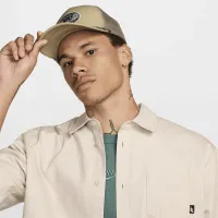 Nike Rise Structuколір червоний Curved Bill Cap колір коричневий