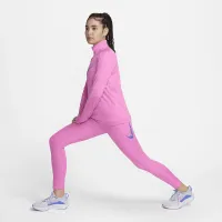 Nike Fast жіноча Mid-Rise 7/8 Running лосіни з кишенямиколір червоний