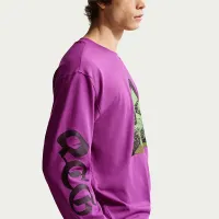 Nike ACG мужские Dri-FIT Long-Sleeve футболка цвет фиолетовый