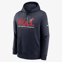 Houston Texans 2024 AFC South Champions Trophy Collection чоловічі Nike NFL Pullover Толстовка з капюшоном блакитний