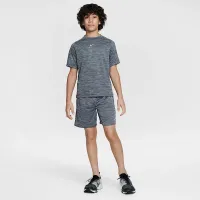 Nike Multi Big детские (для мальчиков) Dri-FIT Short-Sleeve Top цвет черный