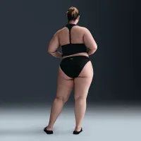 Nike Swim Essential женская С высокой Талией Bottoms (Extended Sizing) цвет черный