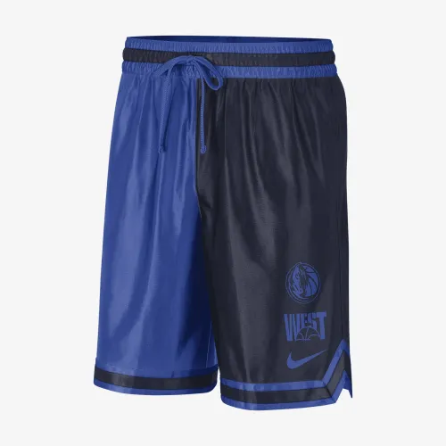 Dallas Mavericks Courtside мужские Nike Dri-FIT NBA Graphic шорты синий