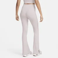 Nike Sportswear Chill Knit женская Tight Mini-Rib Flaцвет красный лосины цвет фиолетовый