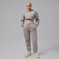 Nike Jordan Brooklyn Fleece женская Pullover Толстовка с капюшоном цвет серый