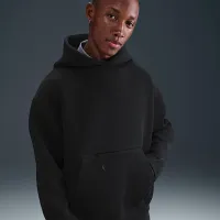Nike Tech чоловічі Fleece оверсайз Толстовка з капюшоном колір чорний
