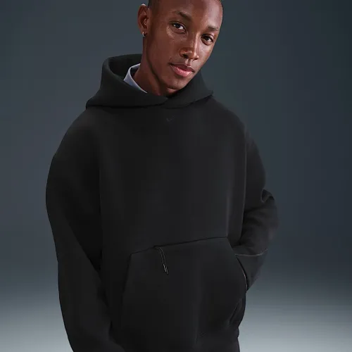 Nike Tech чоловічі Fleece оверсайз Толстовка з капюшоном колір чорний