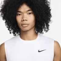 Nike Essential мужские Sleeveless Hydroguard Swim Shirt цвет белый