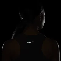 Nike One Fitted жіноча Dri-FIT Cropped Tank Top колір коричневий