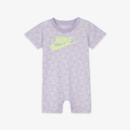 Nike Sweet Swoosh Baby (0-9M) Romper цвет фиолетовый