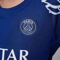 Nike Paris Saint-Germain 2025 Stadium Fourth Little дитячі Jordan Soccer Replica 3-Piece Kit блакитний